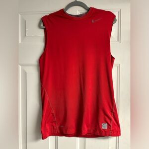 Nike Pro Sleeveless Fit Shirt-Used for High School Football Medium
